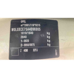 Commande chauffage OPEL MERIVA A Photo n°7