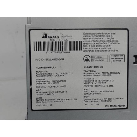 Autoradio d'origine RENAULT CLIO 4