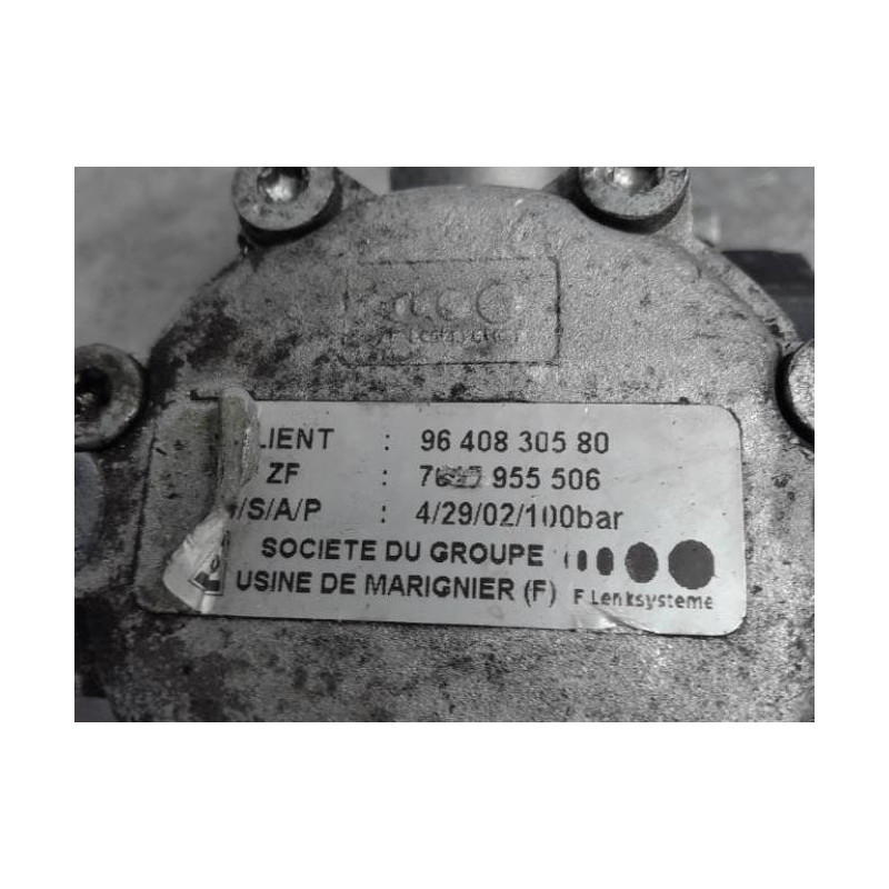 Pompe de direction CITROEN EVASION