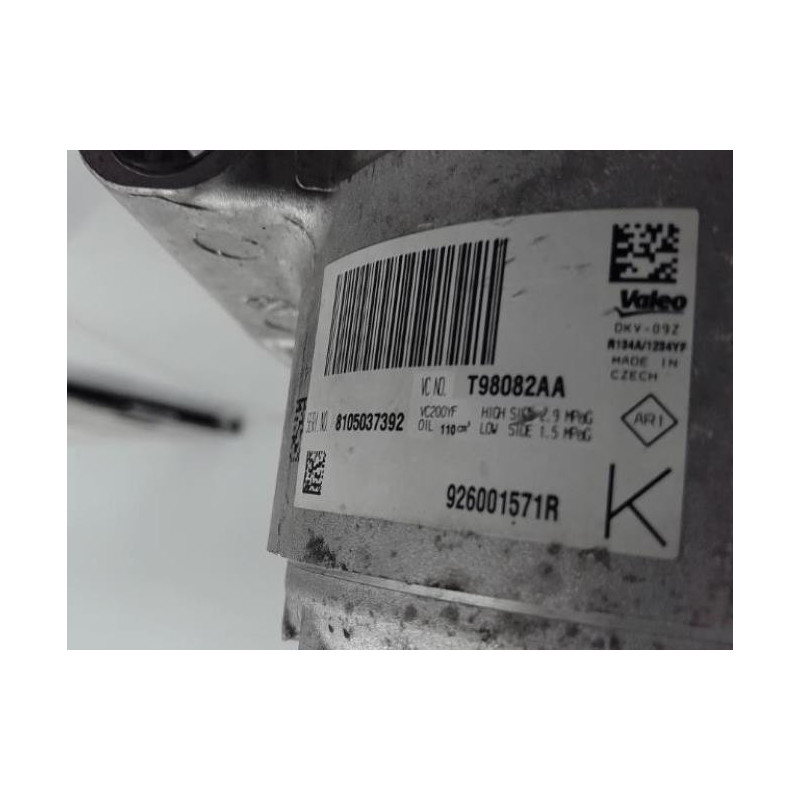 Compresseur clim DACIA SANDERO 2