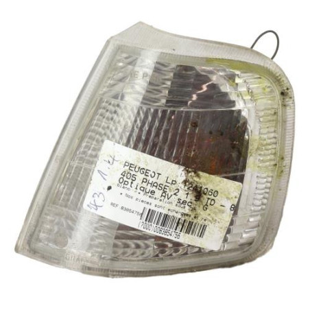 Optique avant secondaire gauche (feux)(clignotant) PEUGEOT 405 Photo n°1