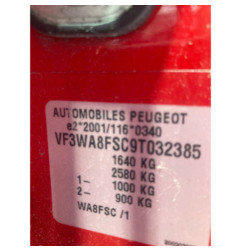 Commande chauffage PEUGEOT 207 Photo n°8