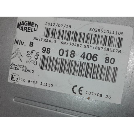 Autoradio d'origine PEUGEOT 208 1