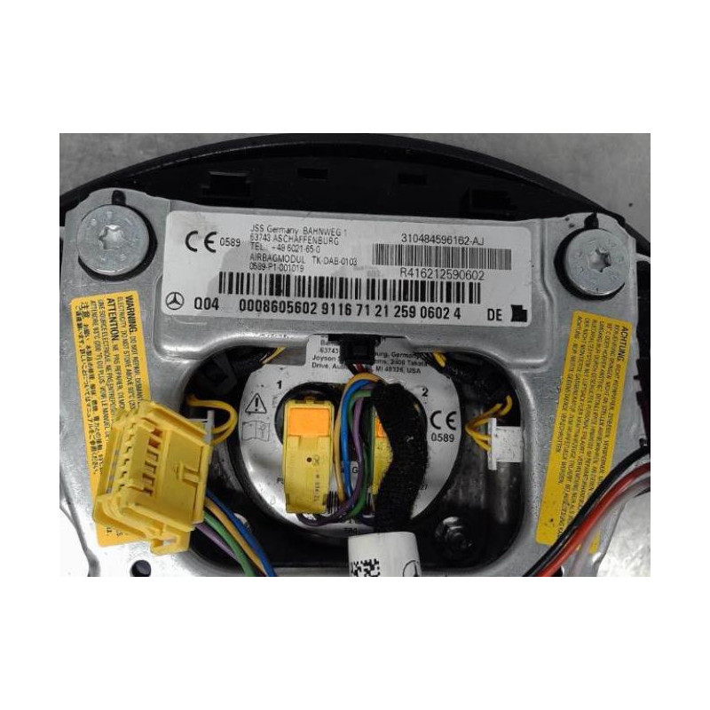 Air bag conducteur MERCEDES CLASSE C 204