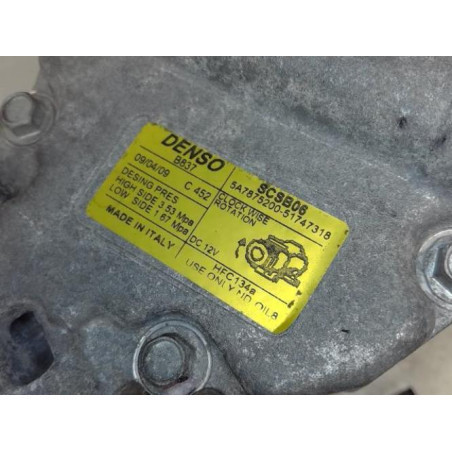 Compresseur clim FIAT 500 2 Photo n°1