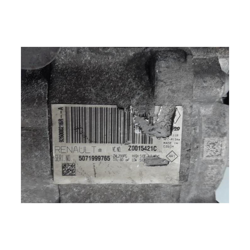 Compresseur clim DACIA SANDERO 2