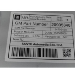 Ecran GPS OPEL ASTRA J SPORTS Photo n°4