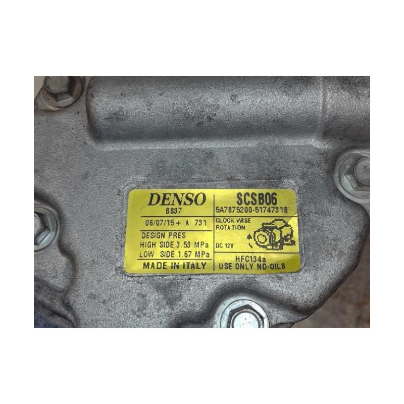 Compresseur clim FIAT PANDA 3