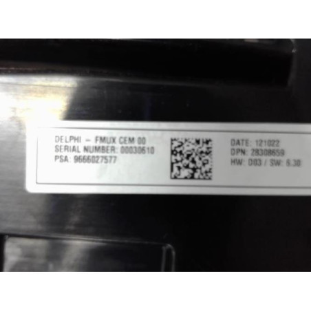 Commande chauffage CITROEN C4 2 Photo n°1