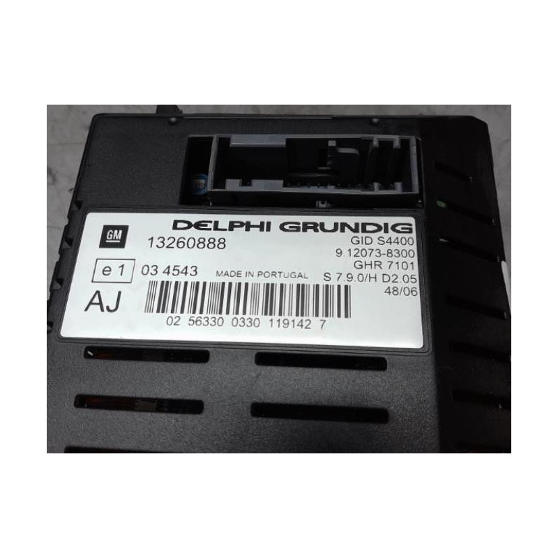 Afficheur OPEL CORSA D