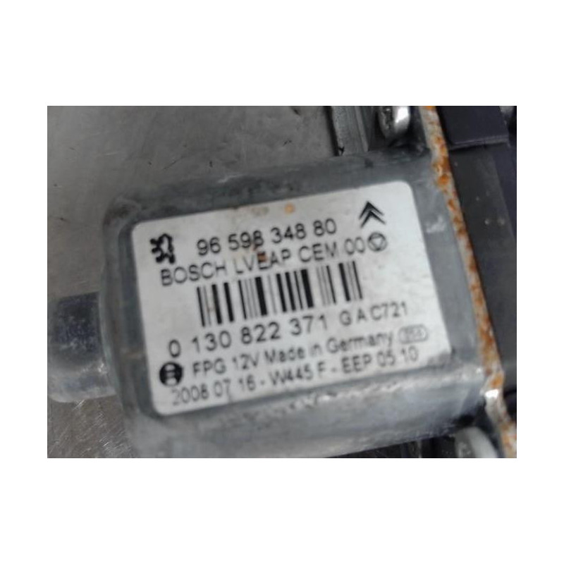Moteur leve vitre arriere gauche PEUGEOT 308 1