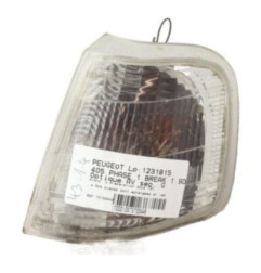 Optique avant secondaire gauche (feux)(clignotant) PEUGEOT 405 Photo n°1