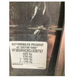 Commande chauffage PEUGEOT 508 1 Photo n°15