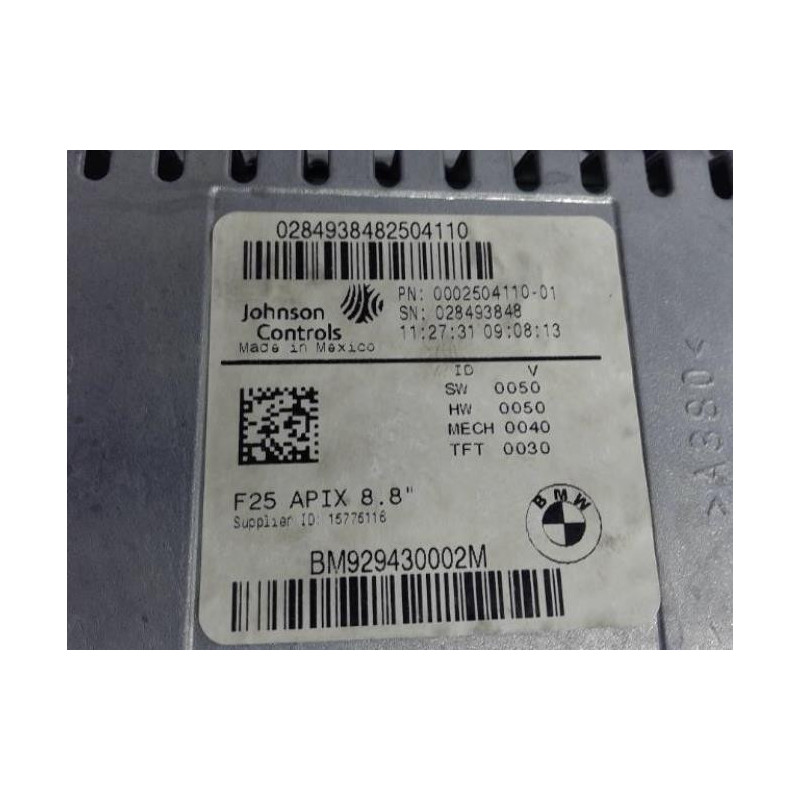 Ecran GPS BMW X3 F25