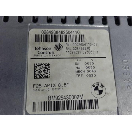 Ecran GPS BMW X3 F25 Photo n°1