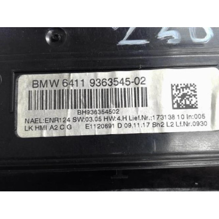 Commande chauffage BMW SERIE 1 F20 Photo n°1