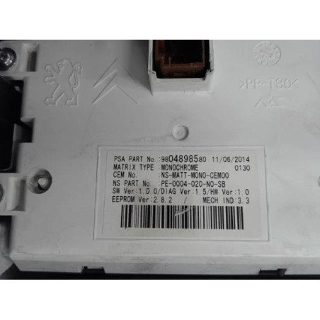 Compteur PEUGEOT 3008 1 Photo n°1