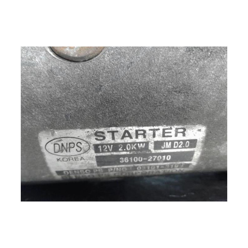 Demarreur HYUNDAI TUCSON 1