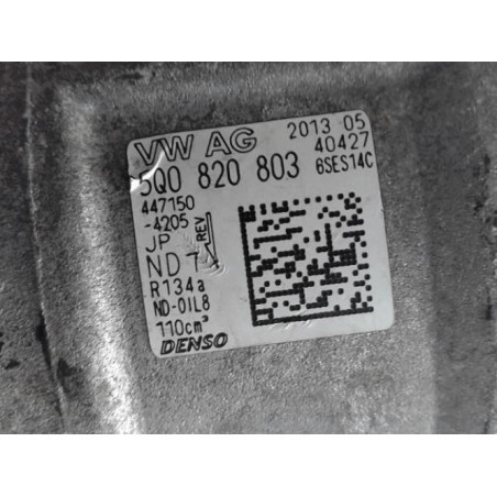 Compresseur clim VOLKSWAGEN GOLF 7 Photo n°1