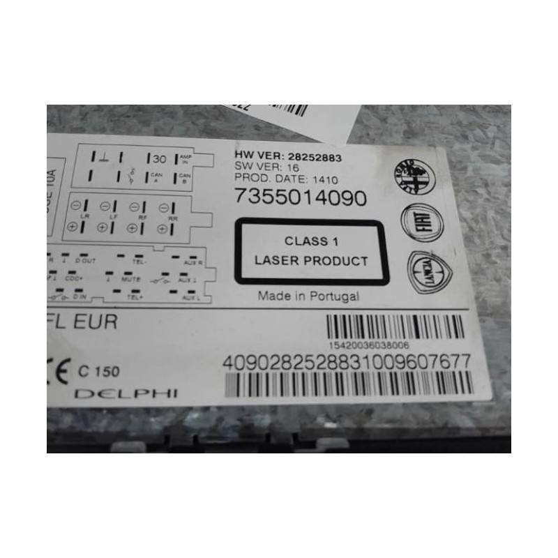 Autoradio d'origine FIAT PUNTO EVO 3