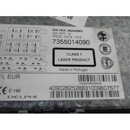 Autoradio d'origine FIAT PUNTO EVO 3 Photo n°1