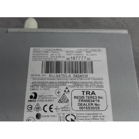 Autoradio d'origine CITROEN C3 3 Photo n°1