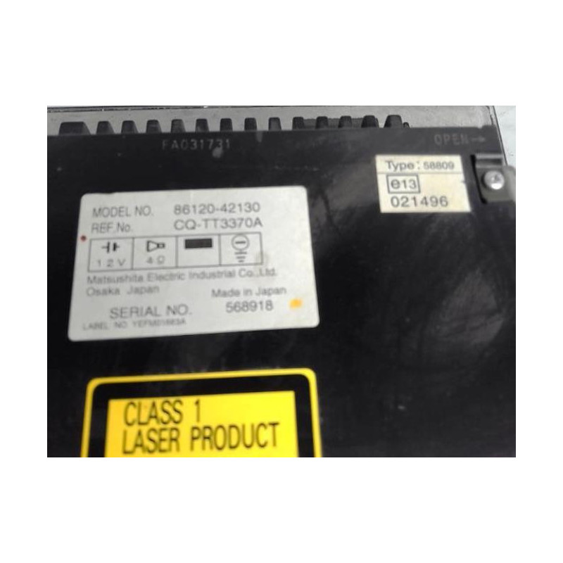 Autoradio d'origine TOYOTA RAV4 2