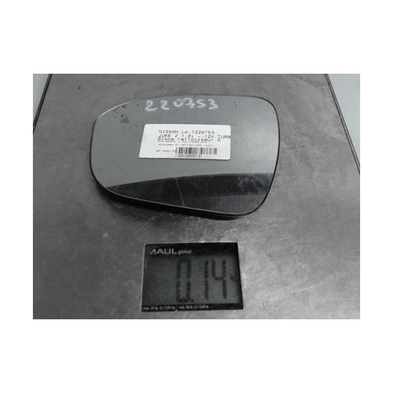 Glace retroviseur gauche NISSAN JUKE 2