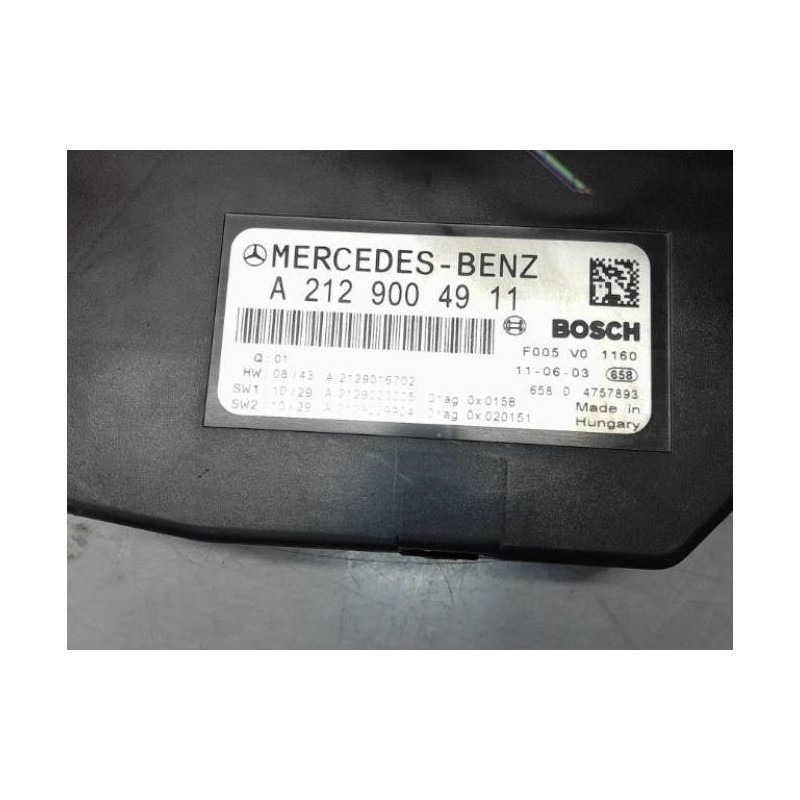 Boitier servitude moteur (BSM) MERCEDES CLASSE E 212