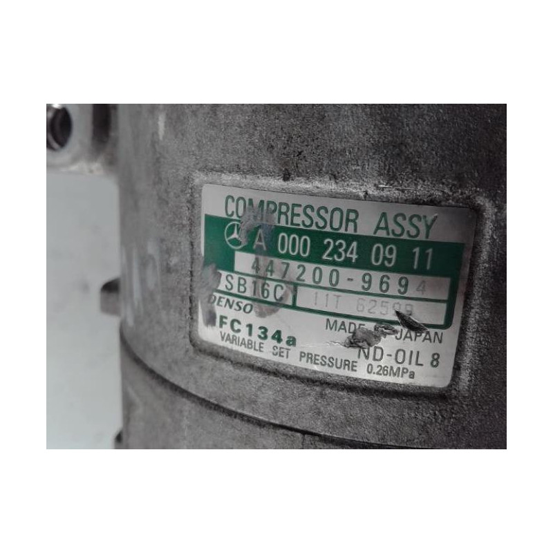 Compresseur clim MERCEDES CLASSE SLK 170