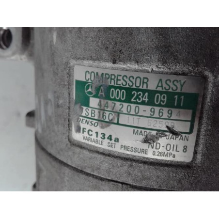 Compresseur clim MERCEDES CLASSE SLK 170 Photo n°1