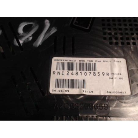 Compteur RENAULT MEGANE 3 Photo n°1