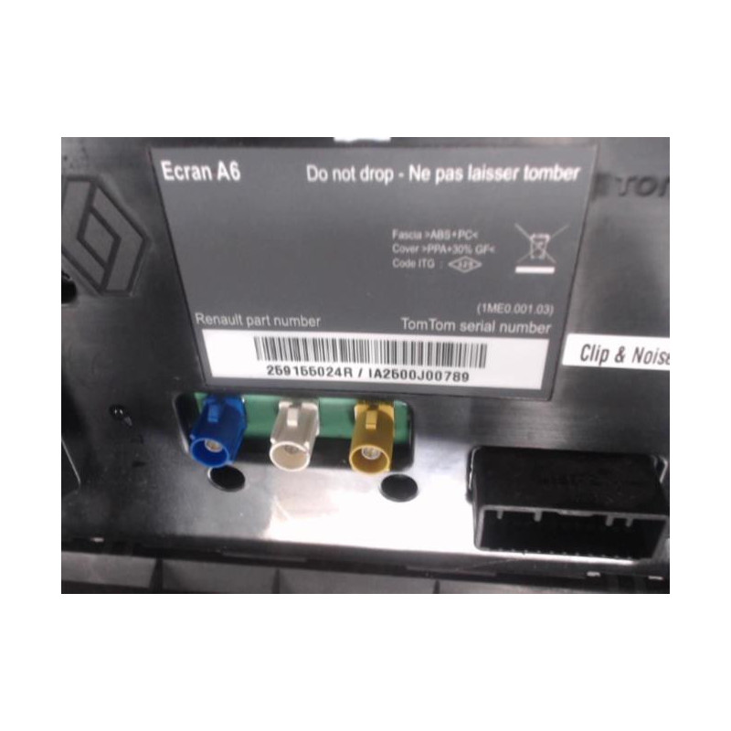 Ecran GPS RENAULT CLIO 3