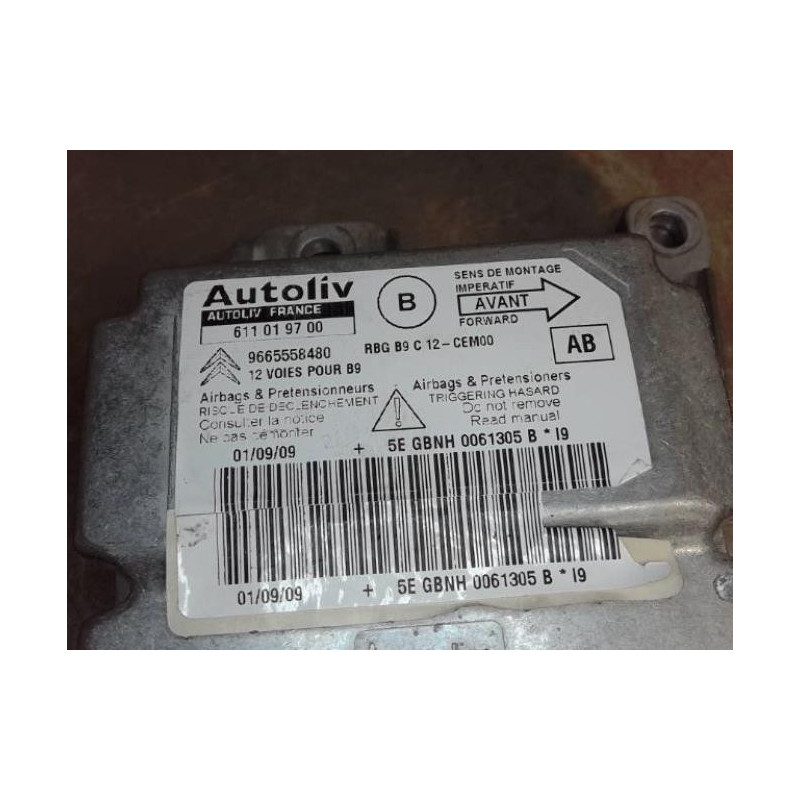 Boitier air bag PEUGEOT PARTNER 2