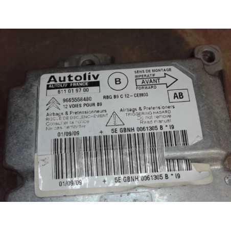 Boitier air bag PEUGEOT PARTNER 2 Photo n°1