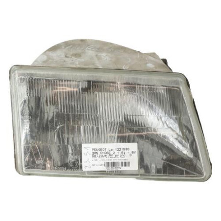 Optique avant principal droit (feux)(phare) PEUGEOT 309 Photo n°1