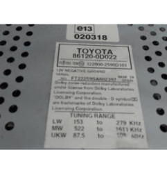 Autoradio d'origine TOYOTA YARIS 1 Photo n°1