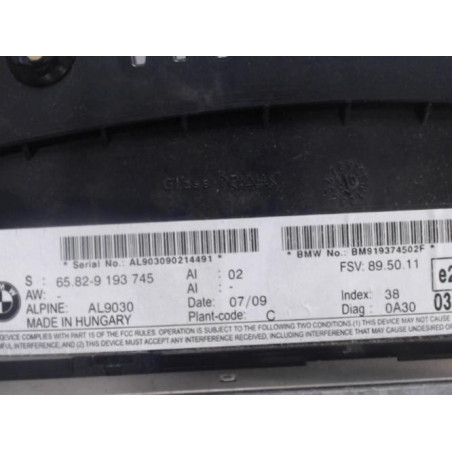 Ecran GPS BMW SERIE 3 E91