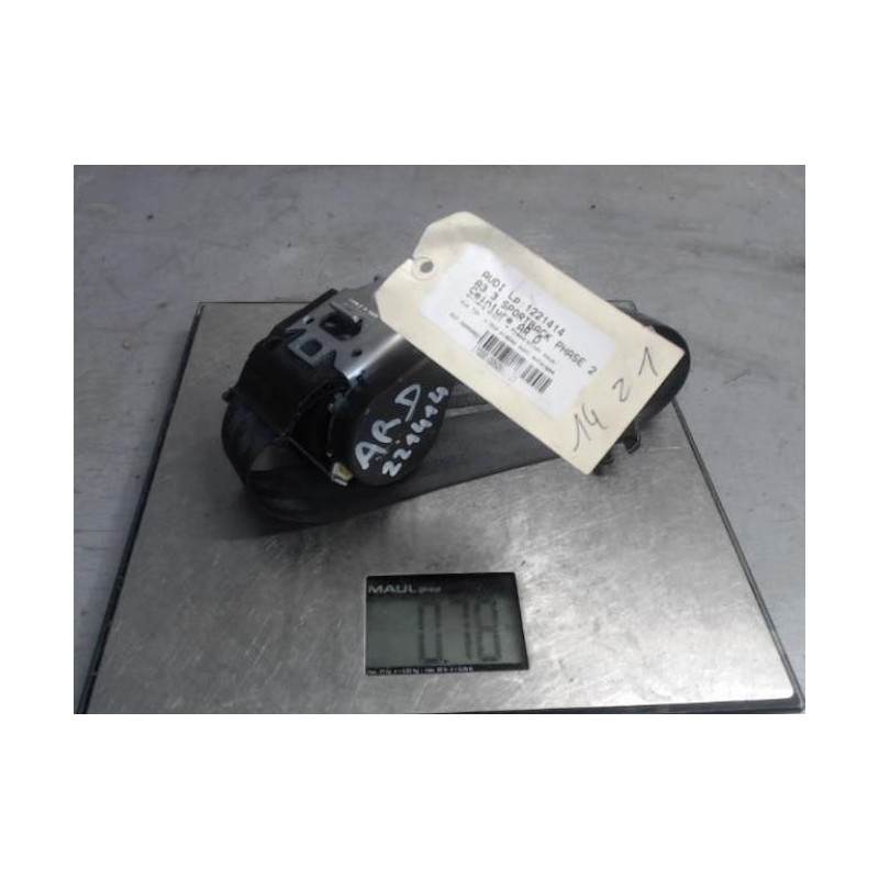 Ceinture arriere droit AUDI A3 3
