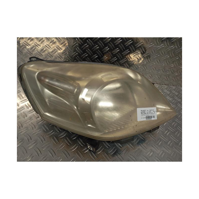 Optique avant principal droit (feux)(phare) PEUGEOT BIPPER
