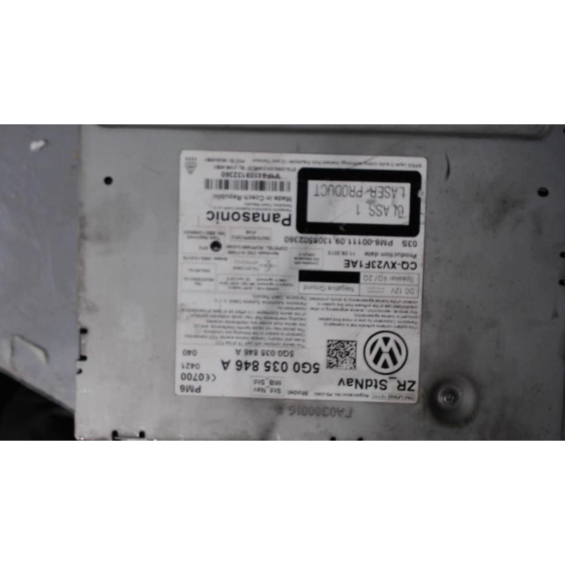 Autoradio d'origine VOLKSWAGEN GOLF 7