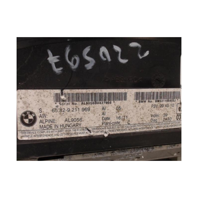 Ecran GPS BMW SERIE 3 E93