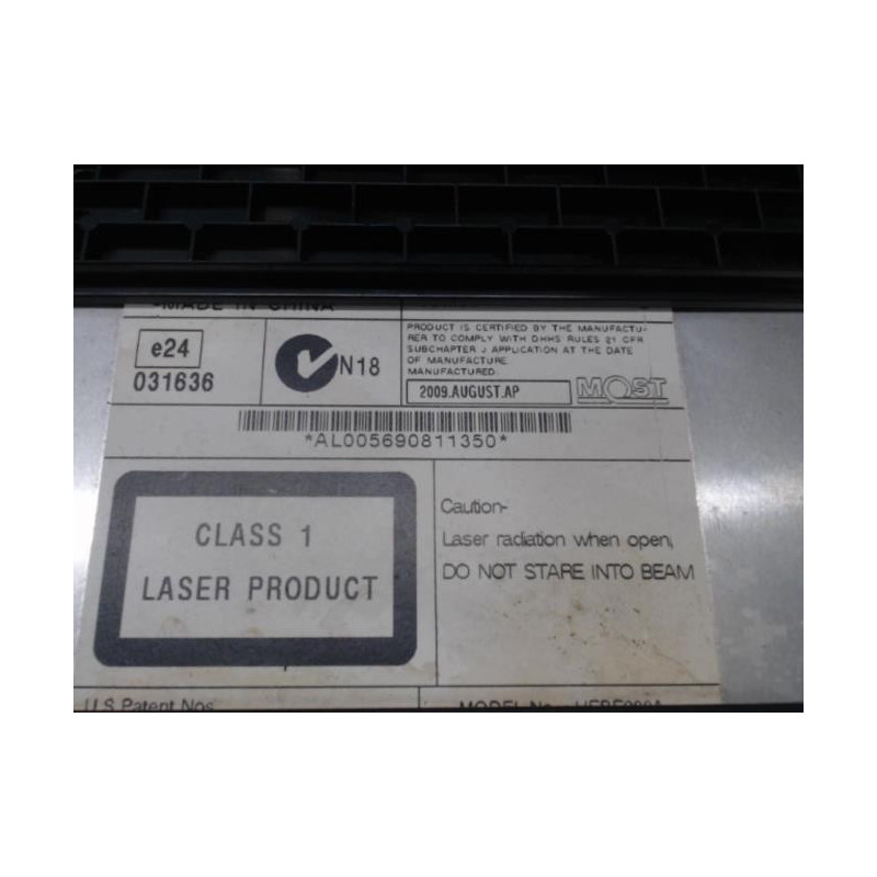 Chargeur CD BMW SERIE 5 F07 GRAN TURISMO