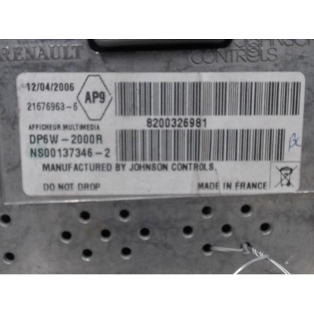 Ecran GPS RENAULT LAGUNA 2