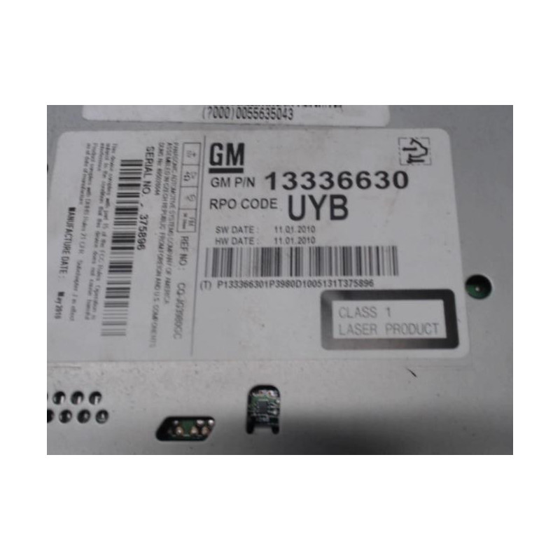 Autoradio d'origine OPEL MERIVA B