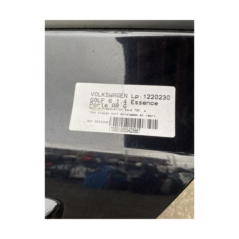 Porte arriere gauche VOLKSWAGEN GOLF 6