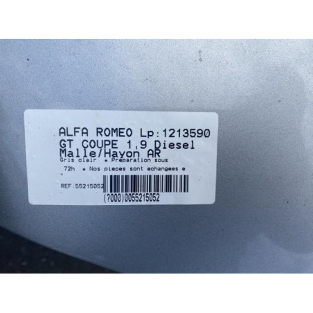 Malle/Hayon arriere ALFA ROMEO GT Photo n°1