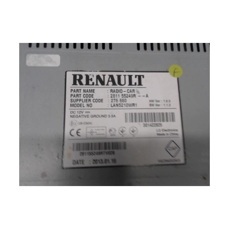 Autoradio d'origine RENAULT CLIO 4