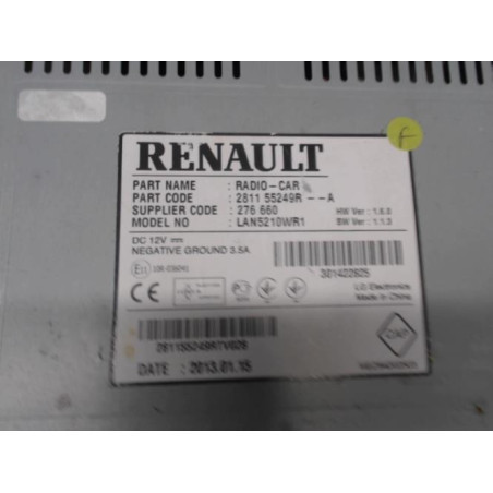 Autoradio d'origine RENAULT CLIO 4 Photo n°1