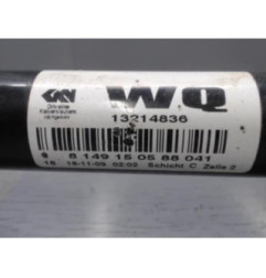 Cardan gauche (transmission) OPEL ZAFIRA B Photo n°1